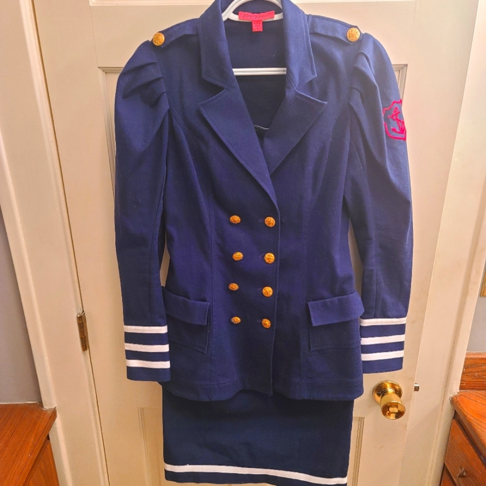 Betsey Johnson Sailor Suit Jacket